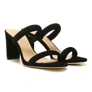 Veronica Beard Gauley Slide Heels Women's Black Size 8.5